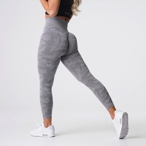 Nvgtn light grey seamless camo leggings